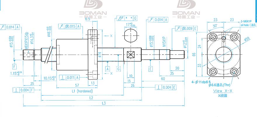 TBI XSVR02010B1DGC5-899-P1 tbi滚珠丝杆选型3d